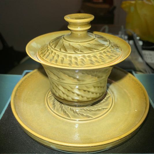 Master Ren feng carve gaiwan